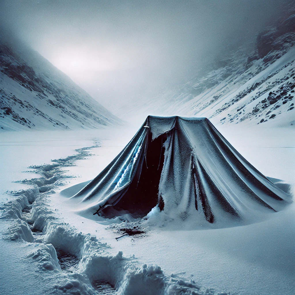 The hiker's tent from the Dyatlov Pass Incident 