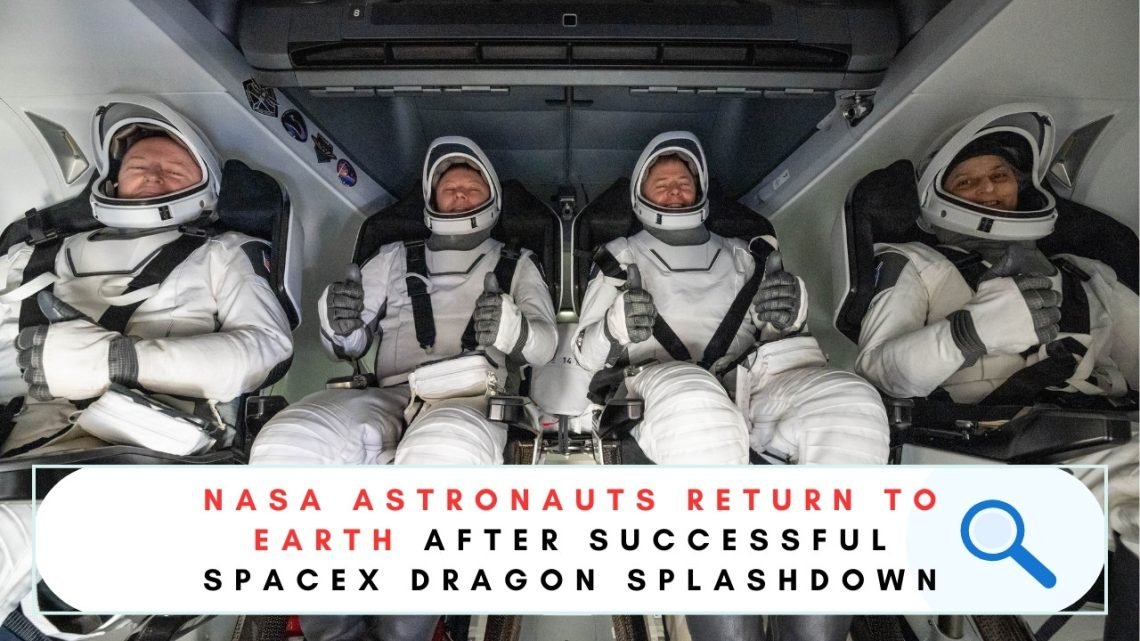 NASA ASTRONAUTS RETURN TO EARTH